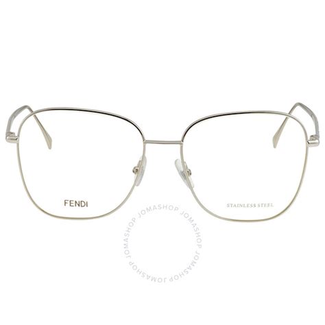 Fendi Demo Square Ladies Eyeglasses FF 0392 010 56.